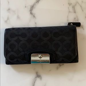Coach Kristin OP Art Wallet Black